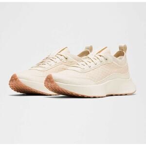 LULULEMON CrossCity Sneaker Light Ivory White Filbert Tan Sz 6 $158